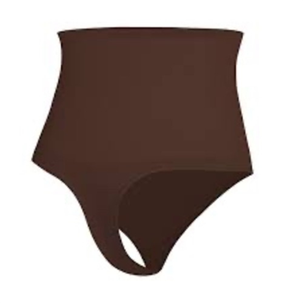 SKIMS Sculpting Thong Mid Waist Cocoa Brown Shapewear 2X/3X SH-THG-0108